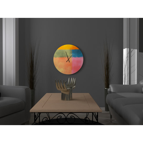 Bless international Hobart Metal Wall Clock Wayfair
